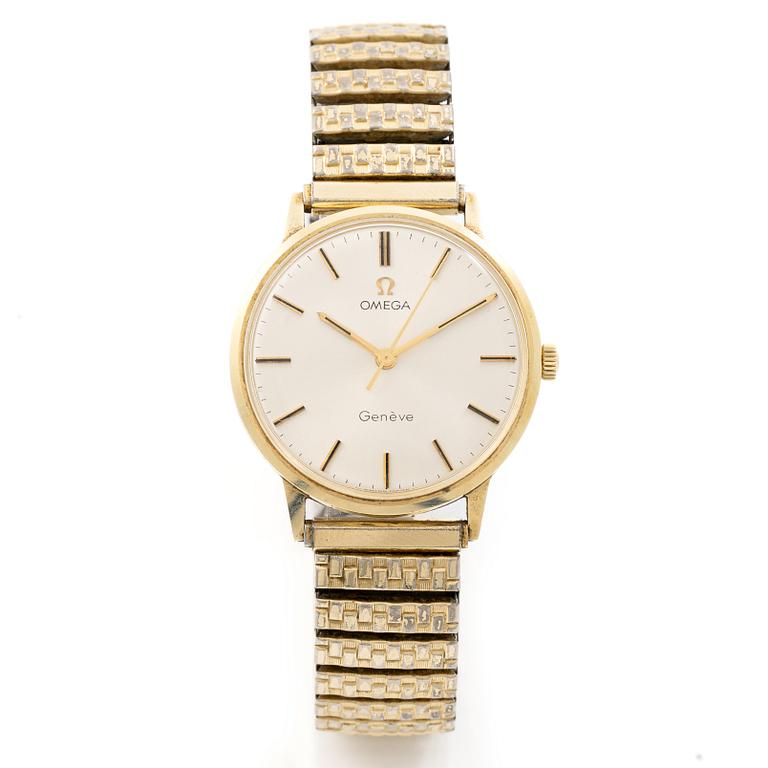 Omega, Genève, wristwatch, 33 mm.