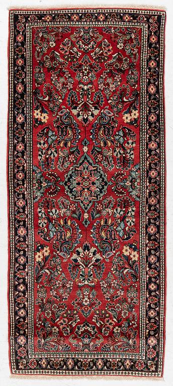 An Old Sarou runner, c. 193 x 84 cm.