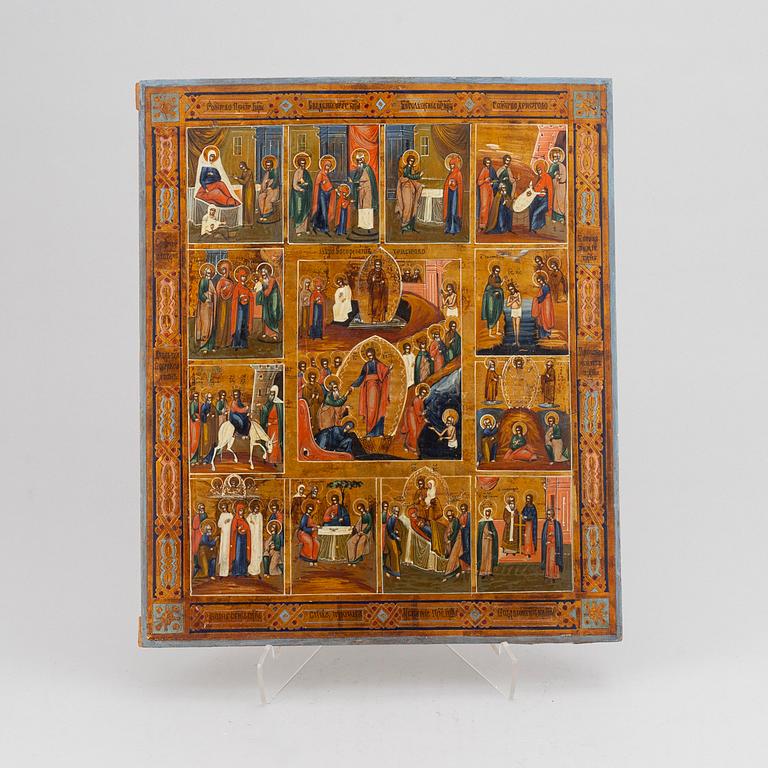 A Russian icon 19th Century.