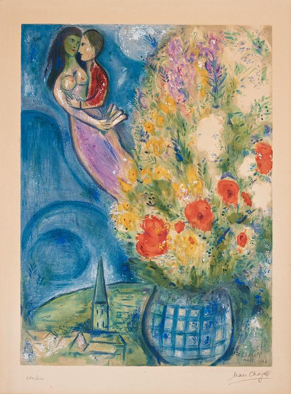 Marc Chagall Efter, "Les Coquelicots".