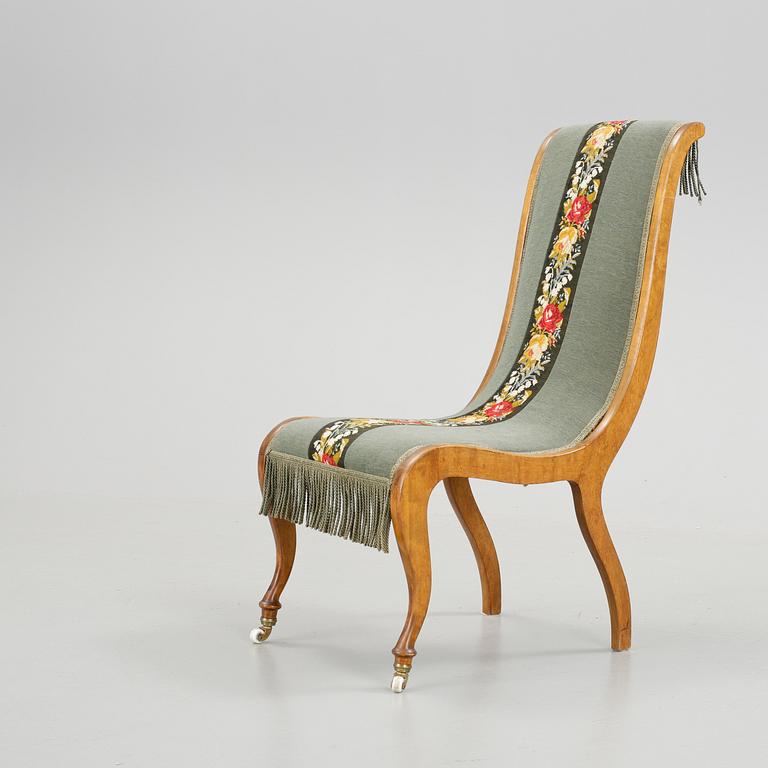 STOL, s.k svanstol, nyrenässans, 1800-talets slut.