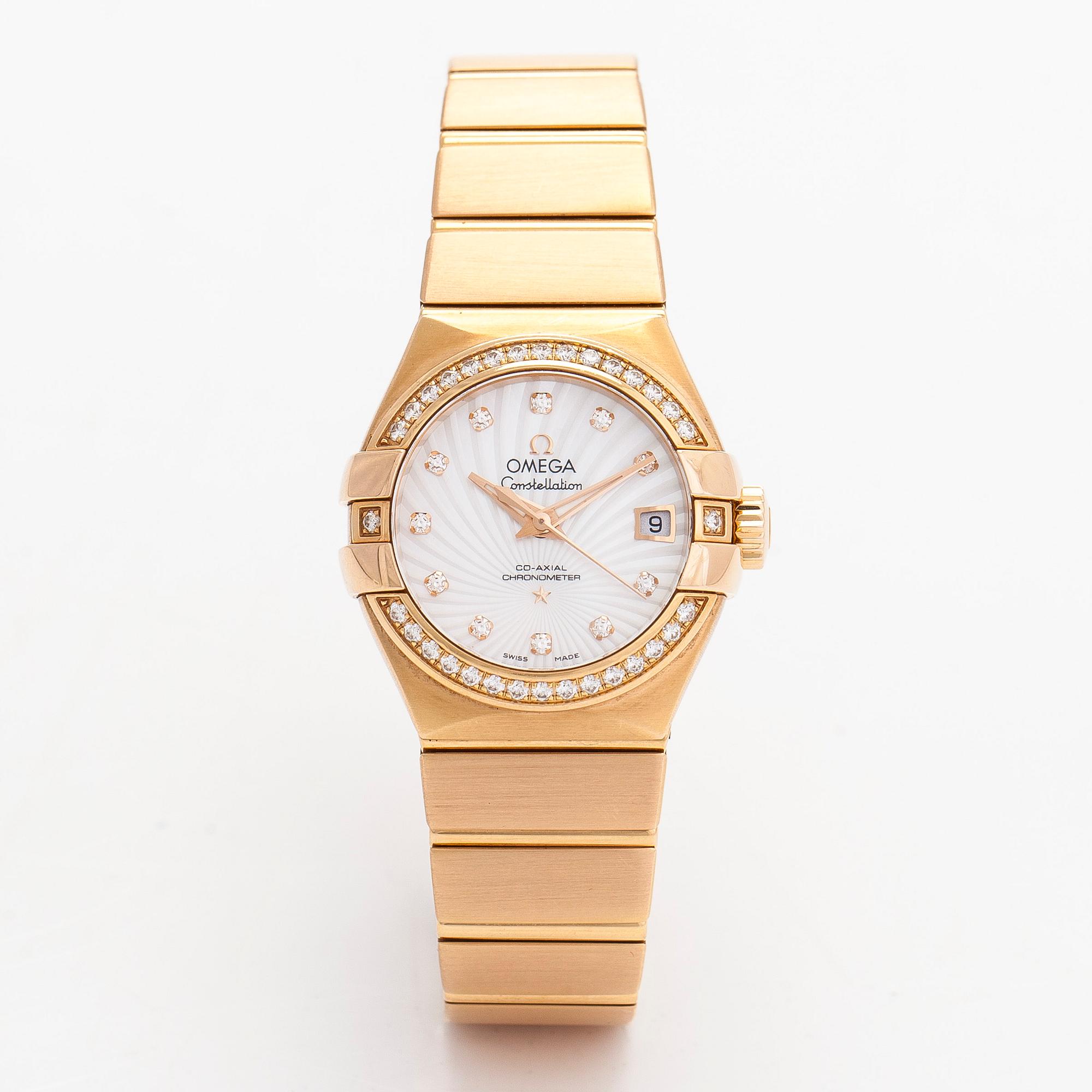 Omega, Constellation, rannekello, 28 mm.