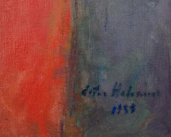 ESTER HELENIUS, olja på duk, sign. och dat. 1955.