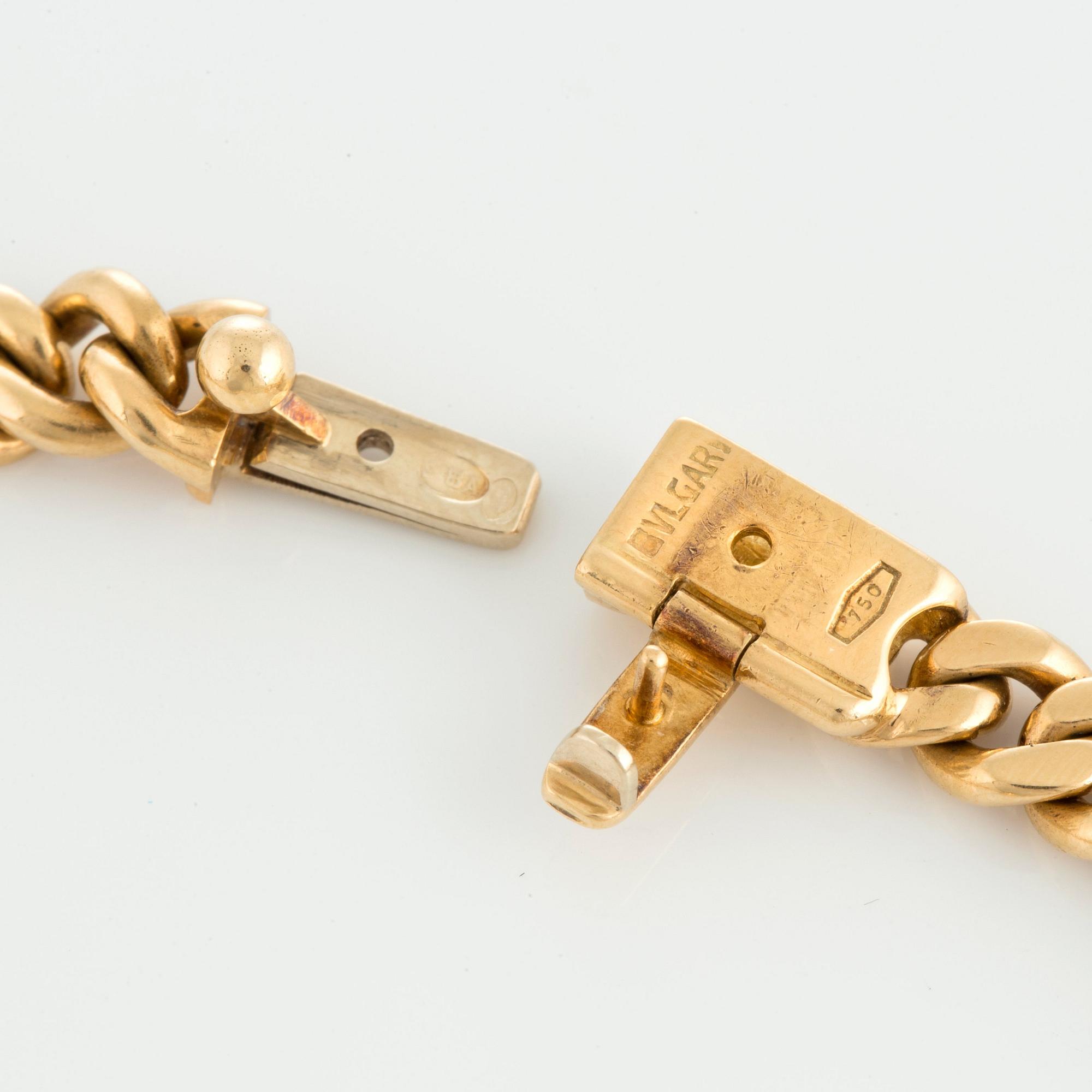 Bulgari collier "Monete" 18K guld med romerska mynt.