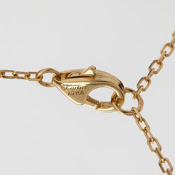 Cartier, an 18K gold 'd'Amour' necklace, with a ca 0.05 ct brilliant-cut diamond.
