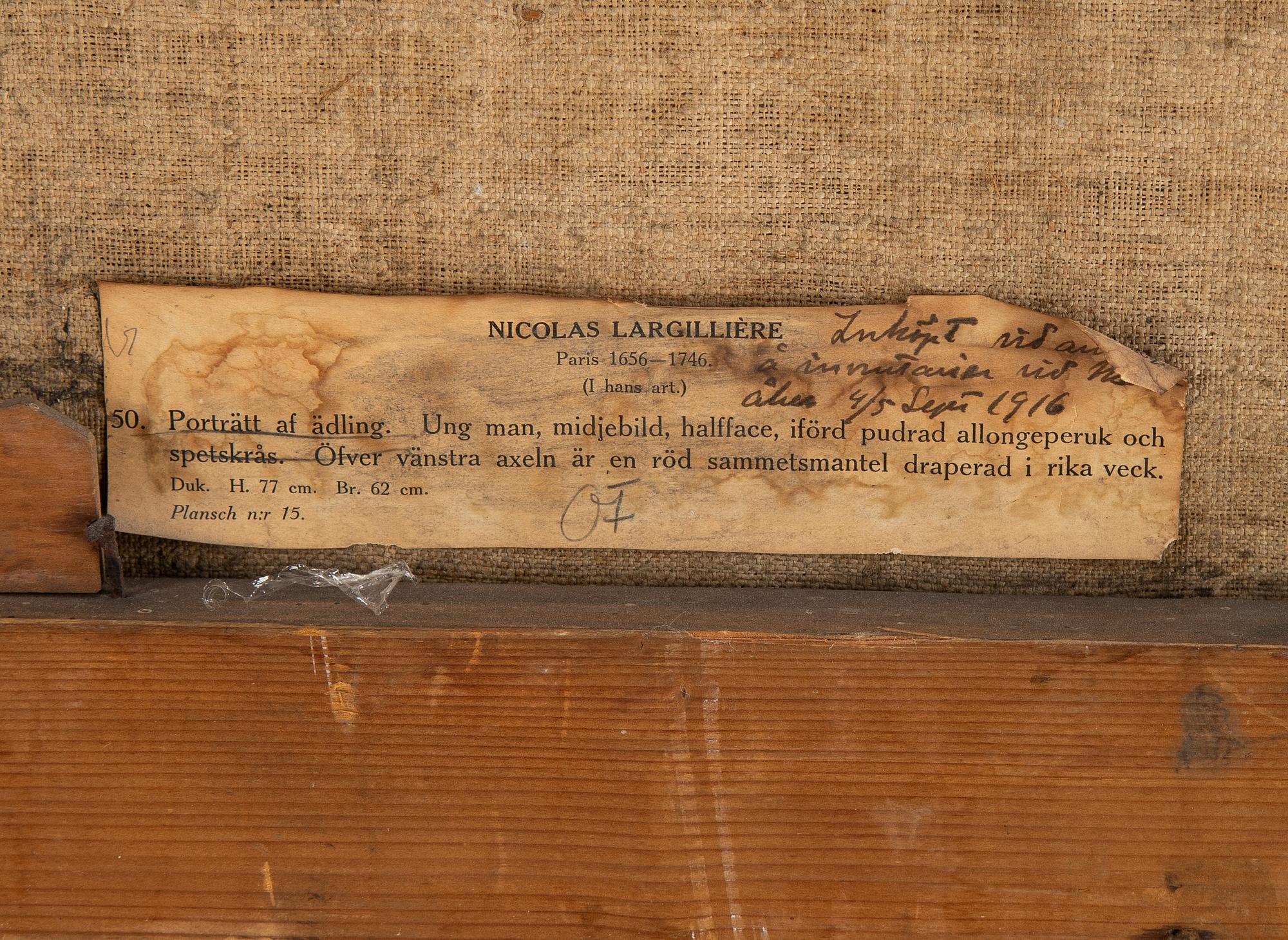 French school, early 18th Century, oil on canvas.