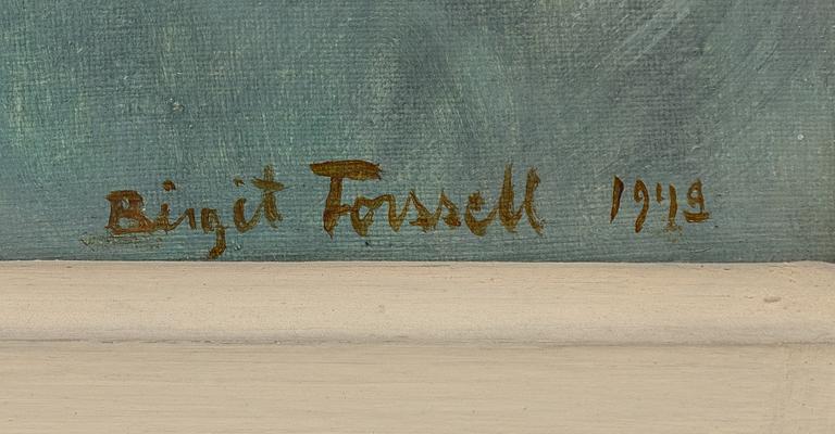 Birgit Forsell, 'Ung kvinna med parasoll (Young woman with parasol)'.