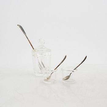 An English 19th century silver table surtout mark of J Ettlinger London 1862.