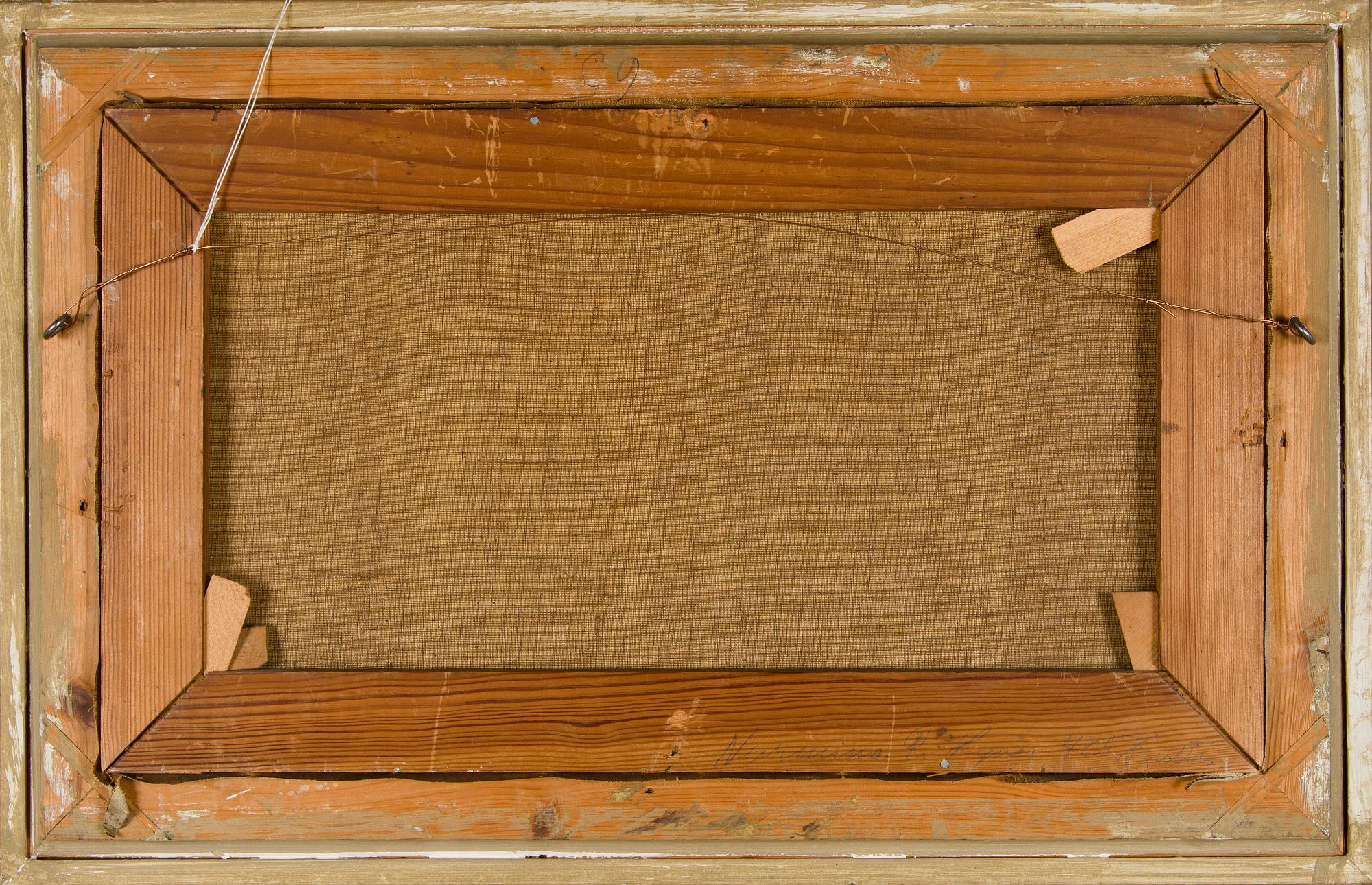 Eugen Taube, Shore Houses in Evening Light.