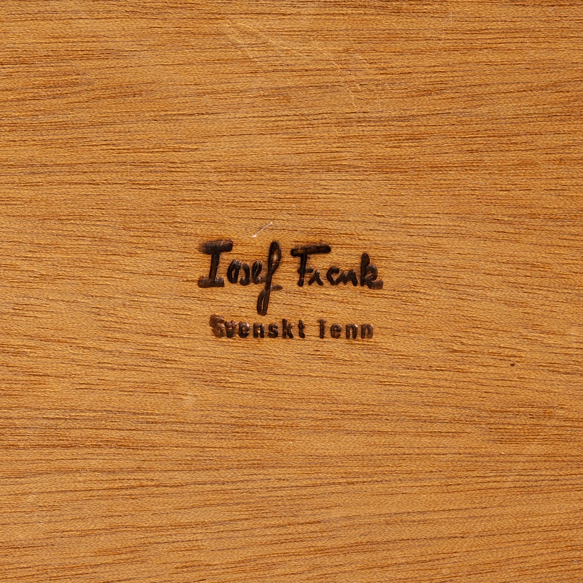 Josef Frank, a model 2139 coffee table, Svenskt Tenn, post 1985.