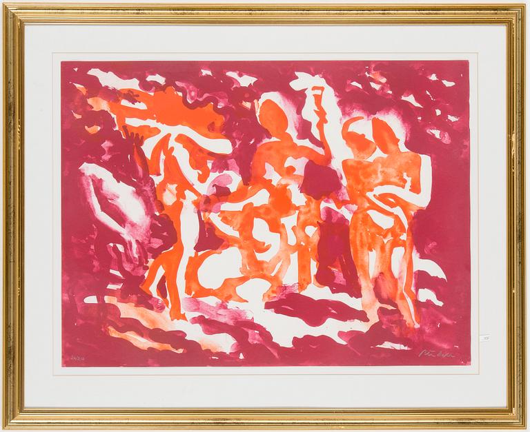 PETER DAHL, färglitografi, signerad och numrerad 26/210.