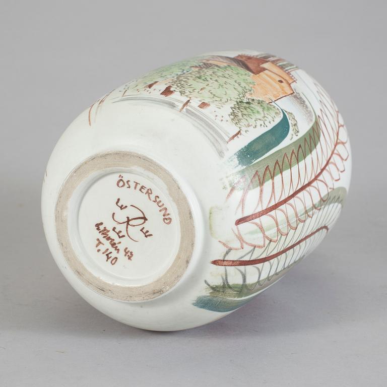 VAS, stengods, Lars Thorén, Rörstrand, signerad.