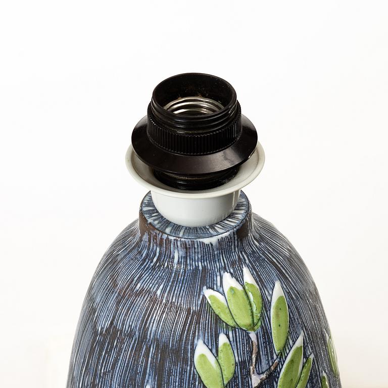 Ulla Winblad, a ceramic floor lamp, Alingsås Keramik, Sweden, 1950's/60's.