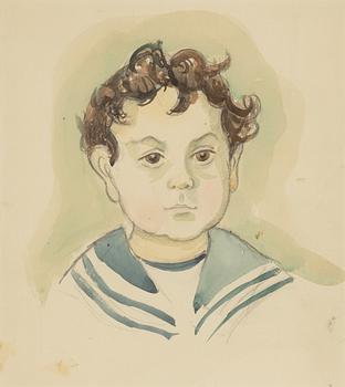 Maj Bring, Portrait of a Boy in Sailor Suit.