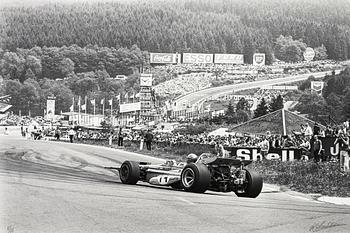 Kenneth Olausson, "Ronnie Peterson at Spa, 1970.".