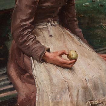 Axel Kulle, Girl with an apple.