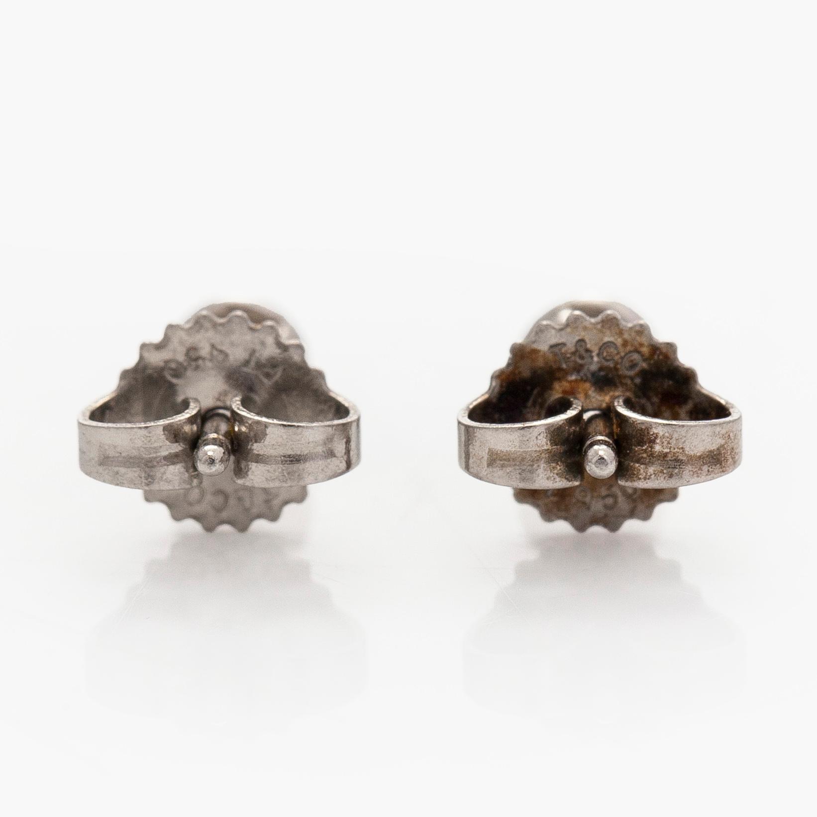 Tiffany & Co, Elsa Peretti, korvakorut, "Diamonds by The Yard", platinaa ja briljanttihiottuja timantteja.