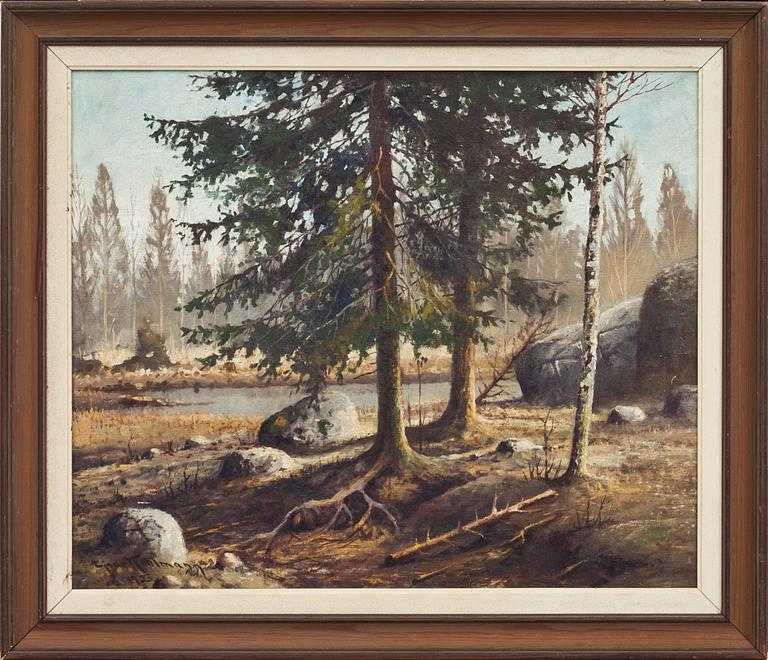 EJNAR KOHLMANN, olja på duk, signerad och daterad 1953.