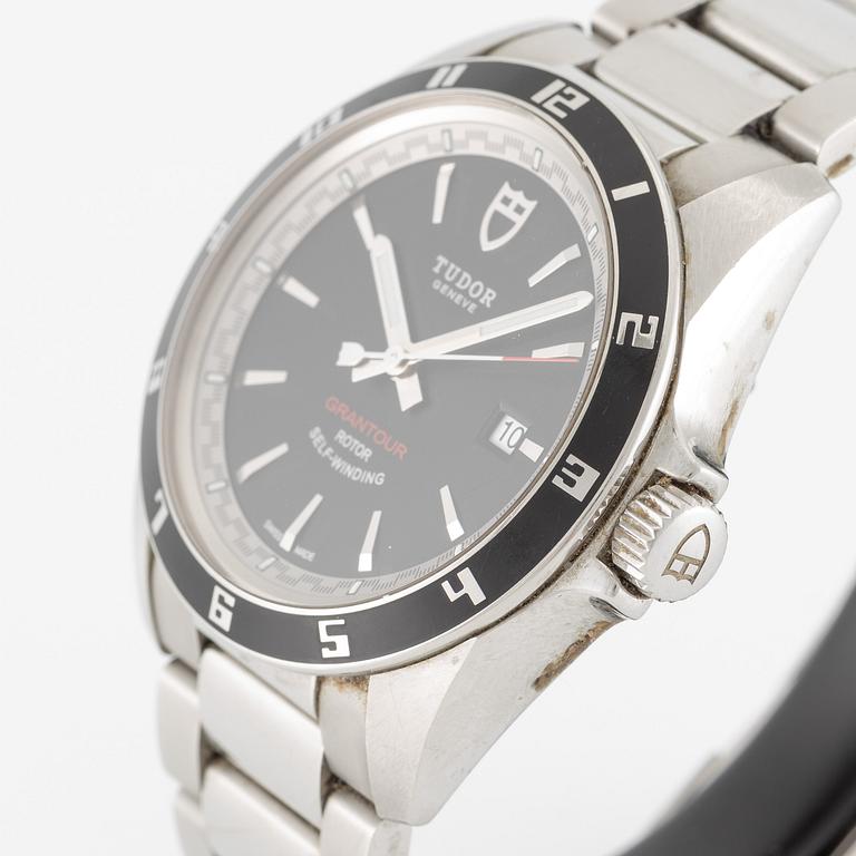 Tudor, Grantour, wristwatch, 42 mm.
