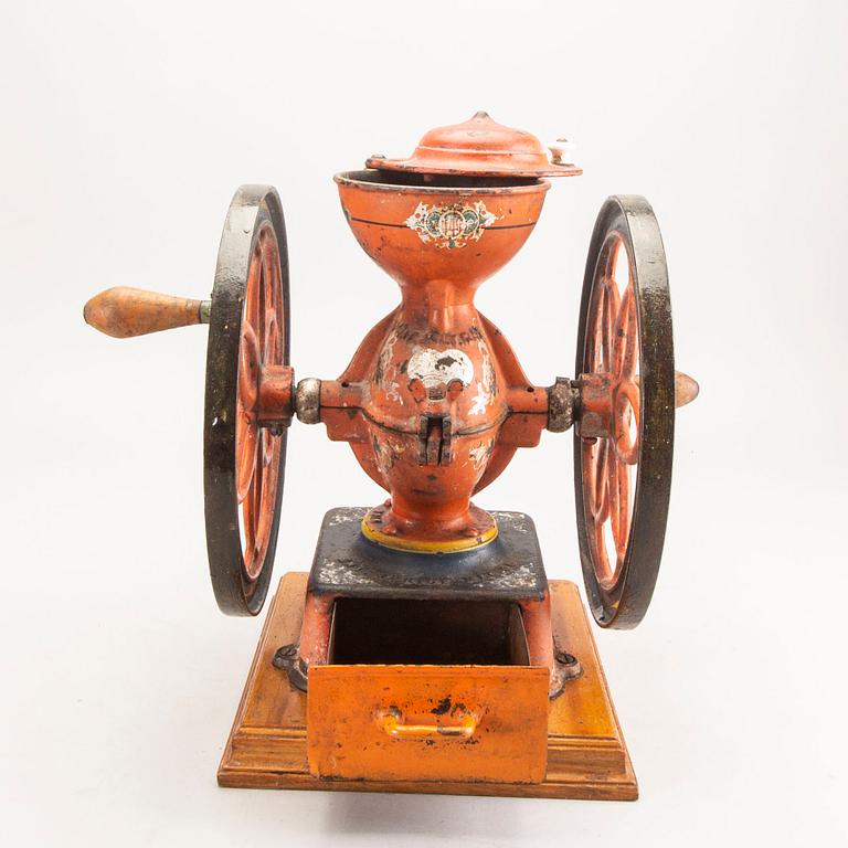Coffee grinder, Enterprise Manufacturing Co. of Philadelphia, USA, around the turn of the century 1900.