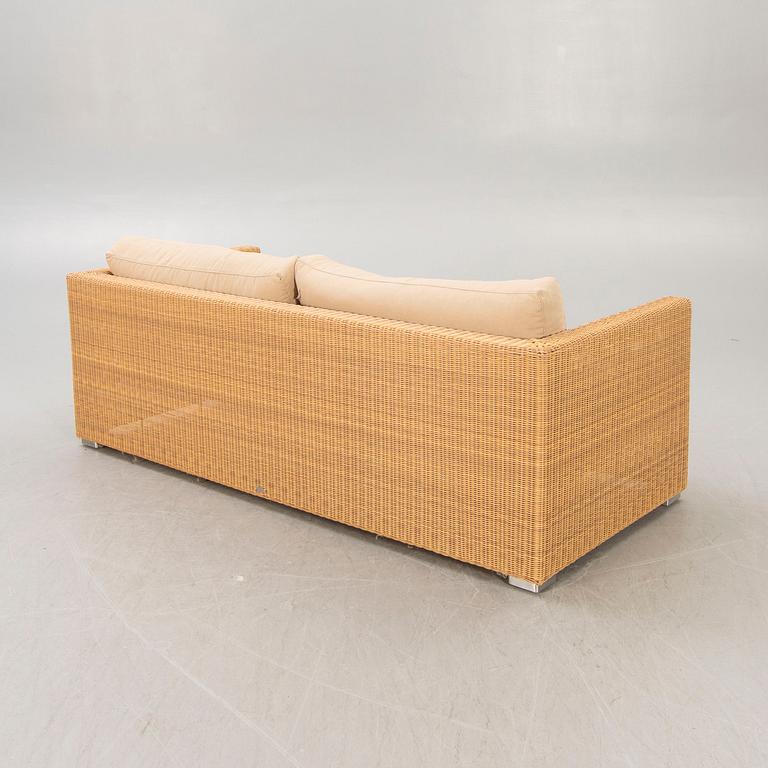 A Chester sofa by Cane Line artificial cane 21st century sofa.