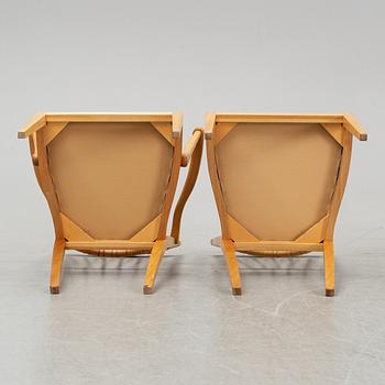 Eight chairs and two armchairs, model 1165, designed by Josef Frank in 1946-47 for Firma Svenskt Tenn.
