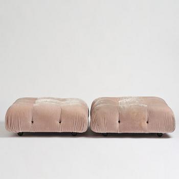 Mario Bellini, a pair of "Camaleonda" ottomans, B&B Italia, Italy, post 1970.