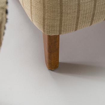 Flemming Lassen, fåtöljer, ett par, tillverkad av Asko 1952-1956.