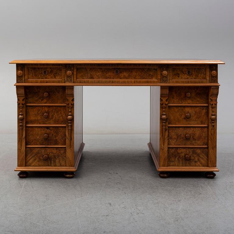 WRITING DESK, late 19th / early 20th century.