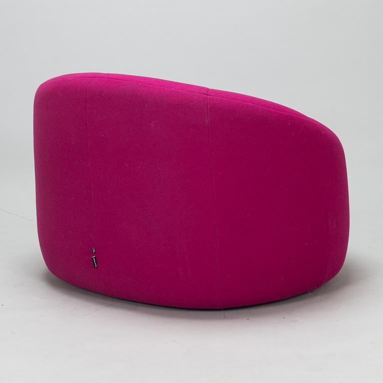 Pierre Paulin, fåtölj "Pumpkin", Ligne Roset, Frankrike. Modellen formgiven 1971.