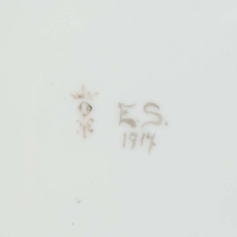 Vapenporslin, 23 delar, Lovisins vapen.