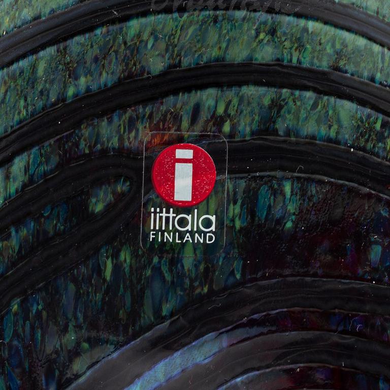 Oiva Toikka, skulptur, fågel, Nuutajärvi, Iittala Finland.