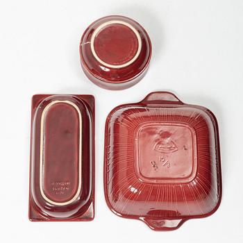 Gunnar Nylund, Service pieces, 12 pcs, porcelain, "Gratina", Rörstrand.