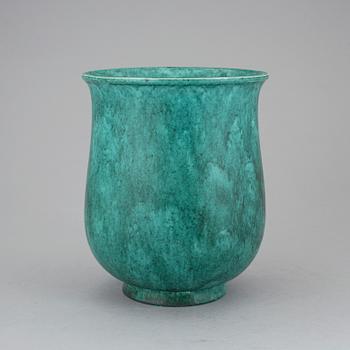 URNA / VAS, flintgods, Wilhelm Kåge, Gustavsberg, 1930-tal.