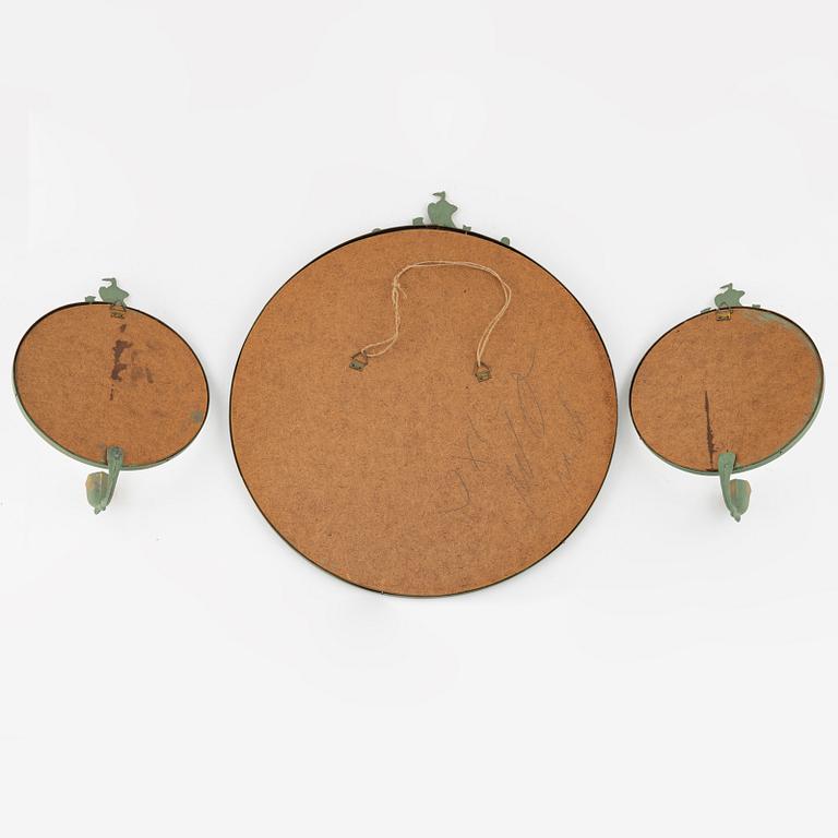 A mirror and two sconces, First part of the 20th Century.