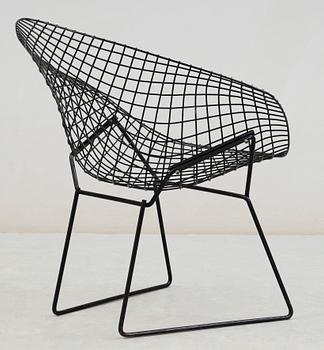 FÅTÖLJ, "Diamond chair", Harry Bertoia, modellen formgiven år 1952.