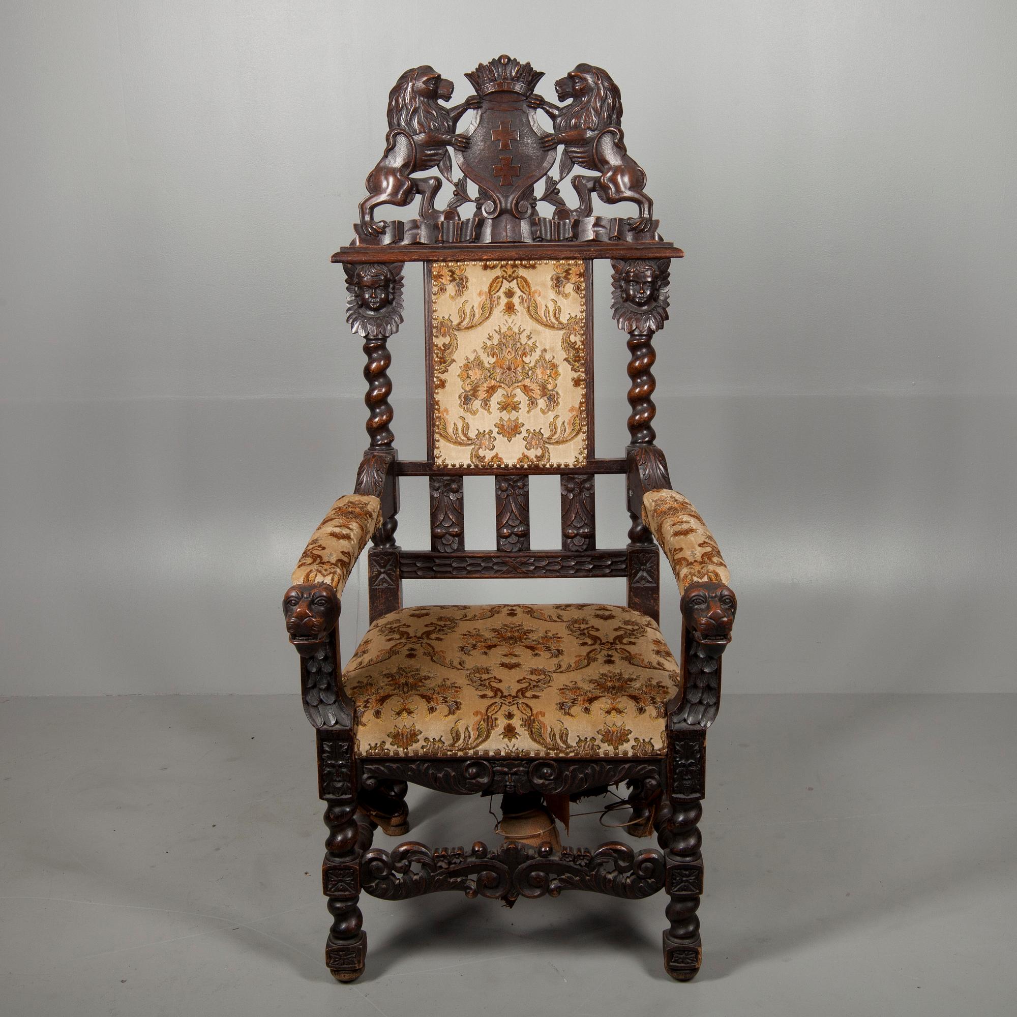 STOL, barockstil, Tyskland 1800-talets slut.