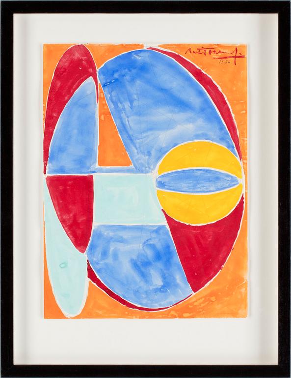 BERTIL ÖHLUND, blandteknik, sign.