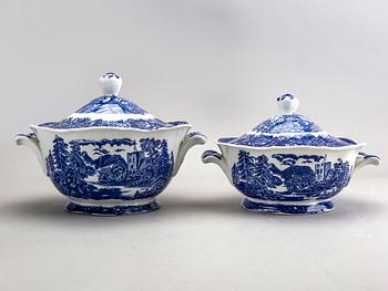 Reinhard Richter, servis, 58  delar, "Masema", Arabia flintgods Finland 1941-64.