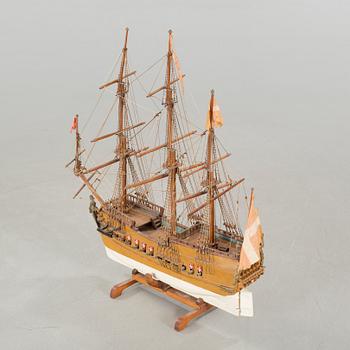 A 20th century ship model.