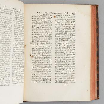 Histoire de L’Academie Royale des Inscriptions et Belles Lettres depuis son establissement jusqu’a présent. 35 volumes.