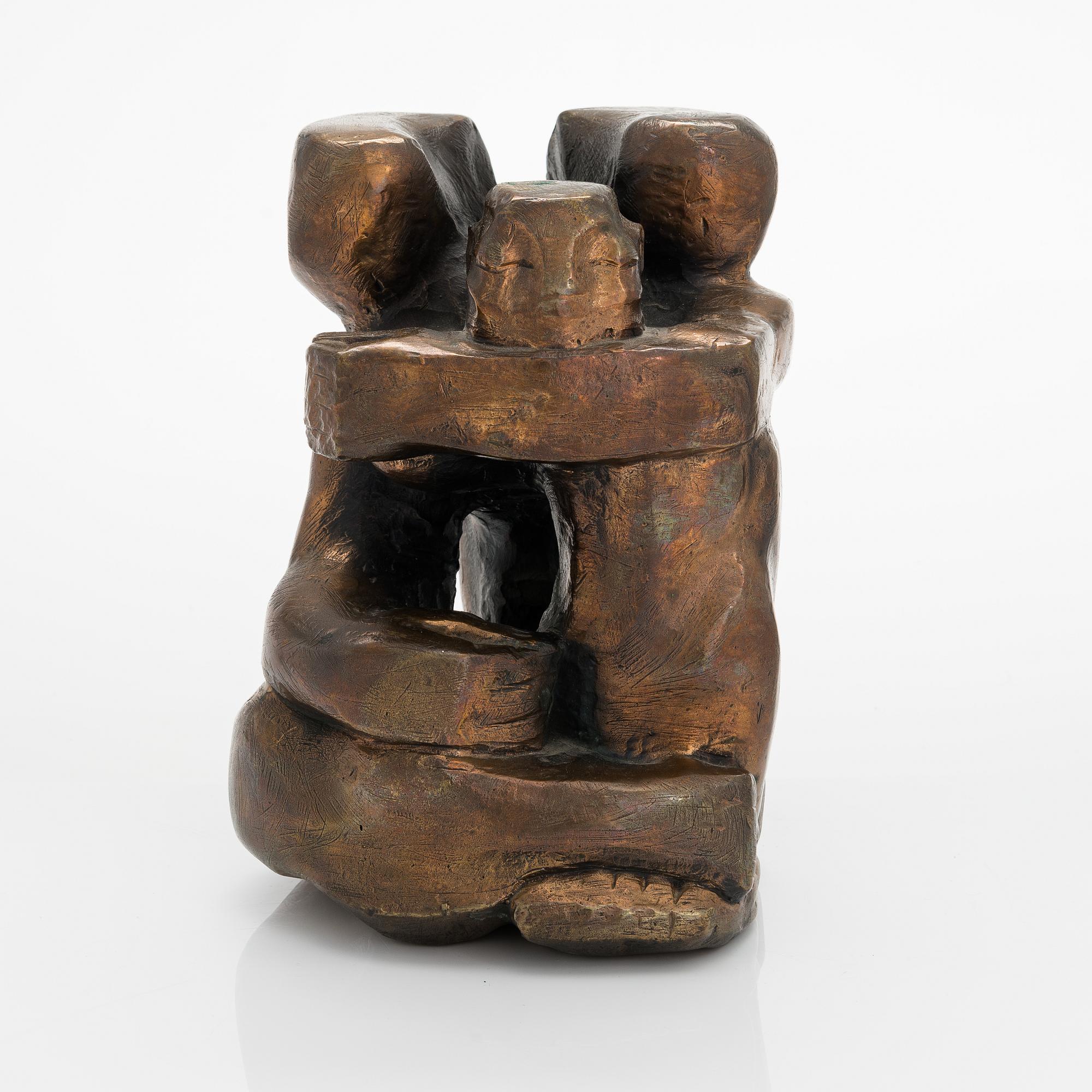 Étienne Martin, sculpture, bronze, signed, numbered 170/250, edition Artcurial.