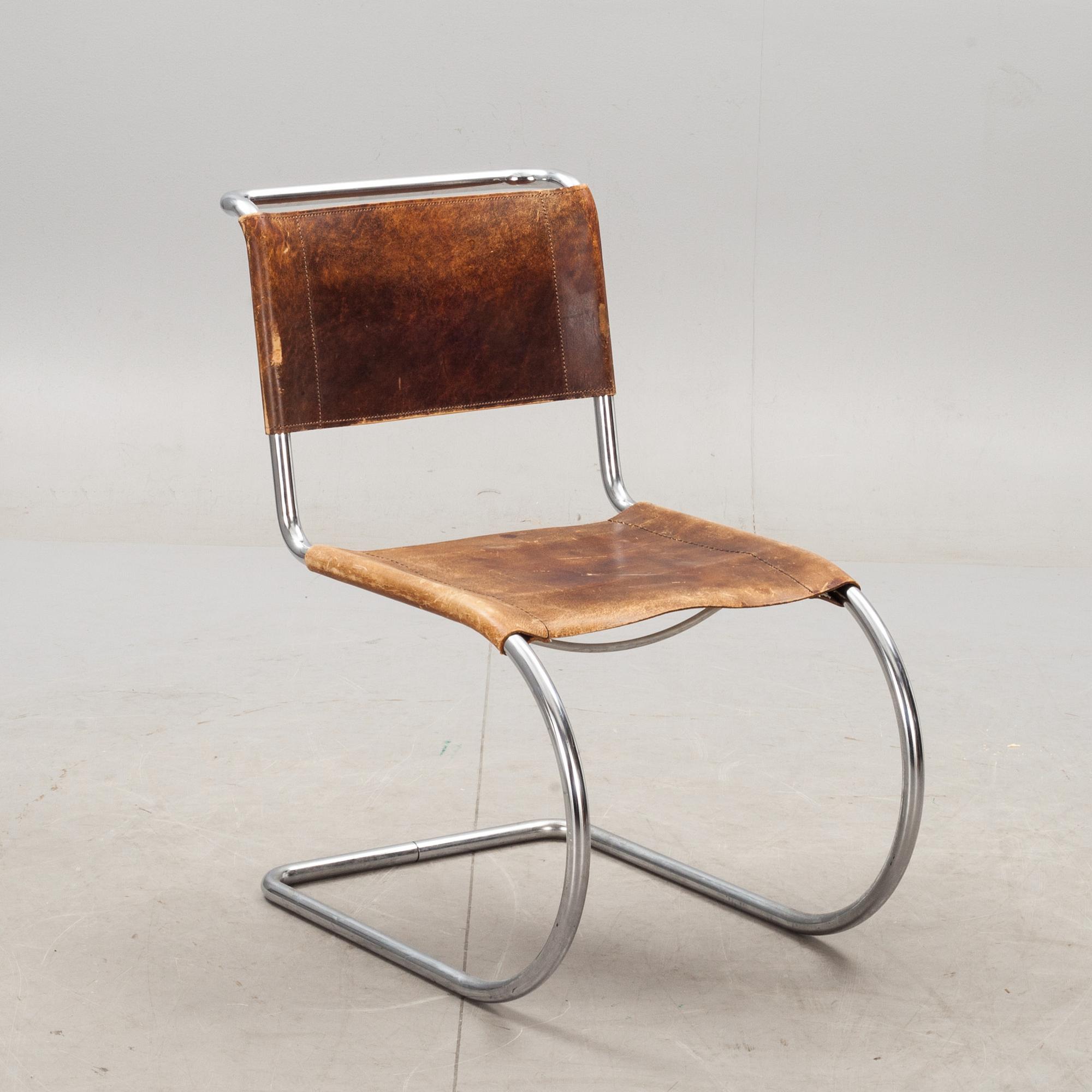STOL, Mies van der Rohe, märkt Thonet, Frankenburg, 1970/80-tal.
