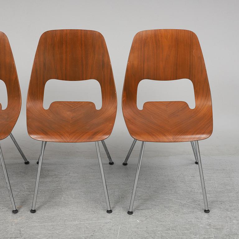 ALFREDO HÄBERLI, stolar, 4 st, "Jill", Vitra, 2012.