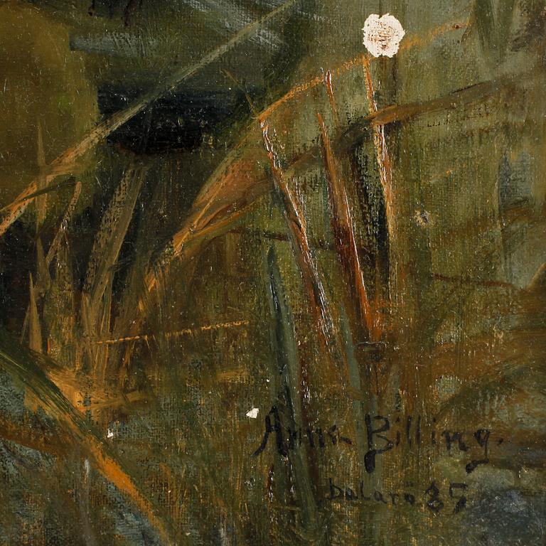 ANNA BILLING, olja på duk, sign och dat Dalarö -85.