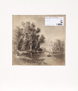 OKÄNDA KONSTNÄRER, teckningar, 4 st, 1700/1800-tal.