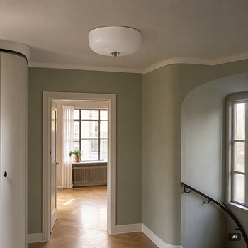 Gunnar Asplund, a GA3 wall lamp, Blond, contemporary production.