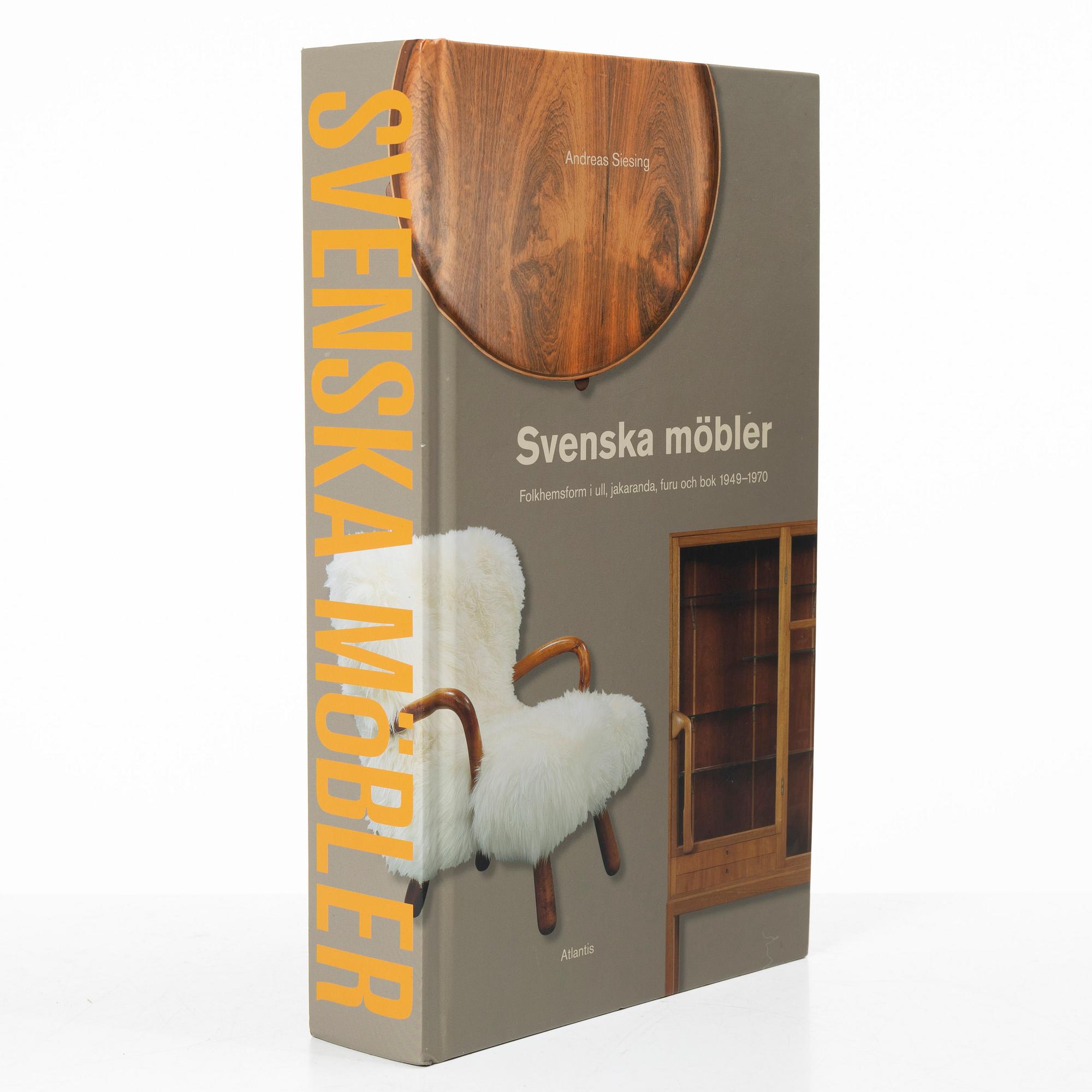 Bok, Andreas Siesing, "Svenska möbler", Atlantis, 2016.