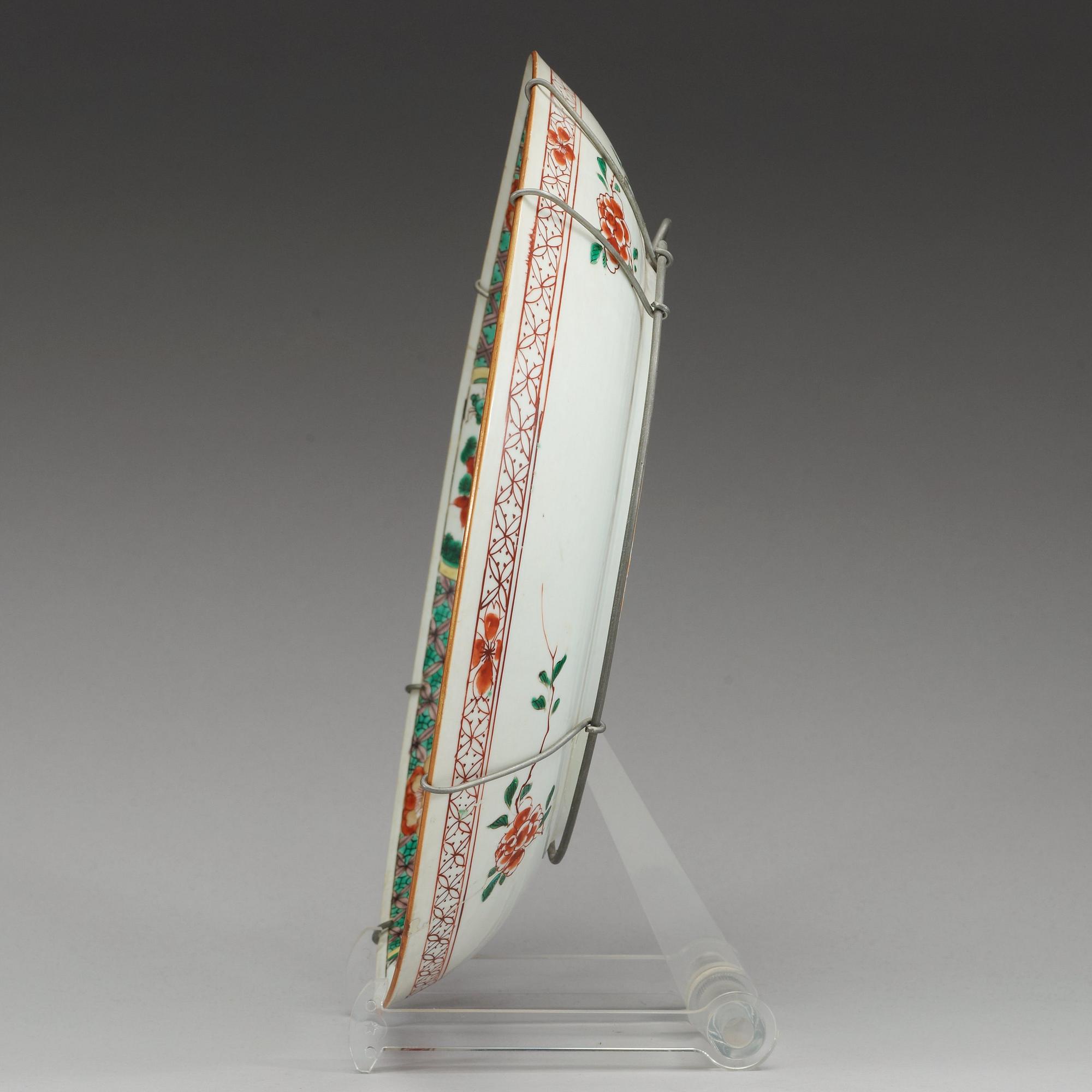 FAT, porslin. Qing dynastin, Kangxi (1662-1722).