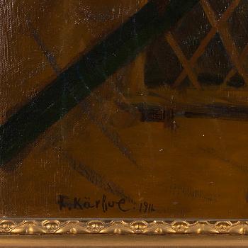 Fritz Kärfve, Sitting nude.
